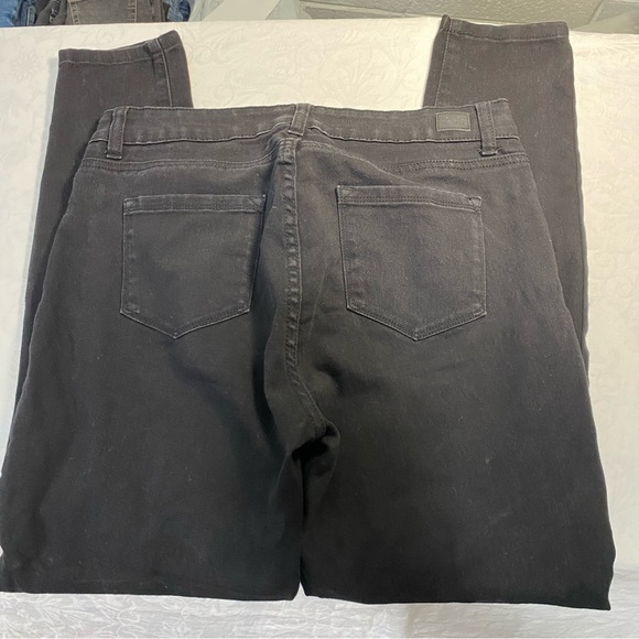 Jones New York Black Jeans Denim Essex Skinny Stretchy Pants PreOwned - Picture 5 of 12